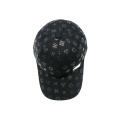 Black Sublimation Imprimindo Cap com distintivo de metal